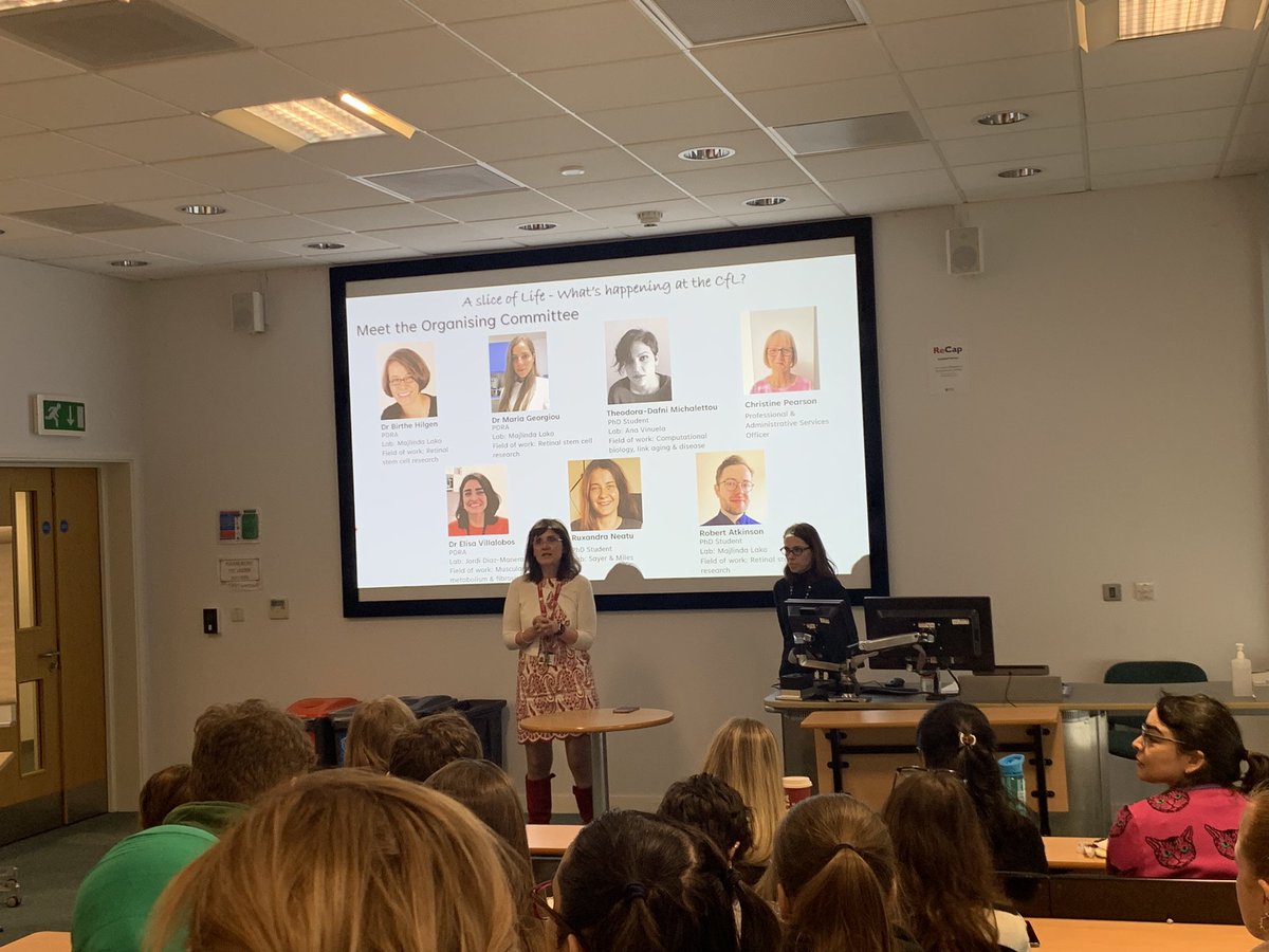 RMSCT_NCL's tweet photo. A great turnout for the first @UniofNewcastle ‘What’s happening at CFL’! A great seminar combining free pizza, networking and an informative talk. All staff and students please join us every Thursday @ 12:30pm in the Biomedicine West Wing 🌟 https://t.co/q2TiFxbFIu