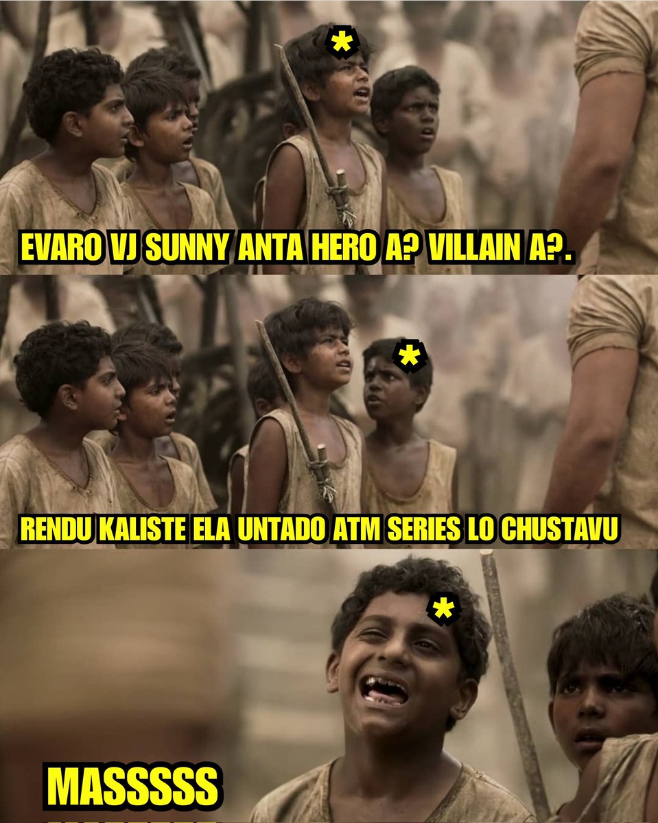 MK99086's tweet photo. Just wait nd watch paisaltho ata 🔥

VJSUNNY IN ATM ZEE5 SERIES https://t.co/XtpxQA7QaI