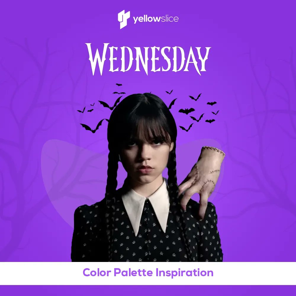 yellowslice's tweet photo. Get inspired by the colors of Wednesday!
Check out this color palette inspired by the hit Netflix series and elevate your design game.
#yellowslice #uiux #uiuxdesigner #wednesday #wednesdayaddams #netflixseries #colorpalette #colorpaletteinspiration #colorpaletteoftheday https://t.co/w4lkvtmq57