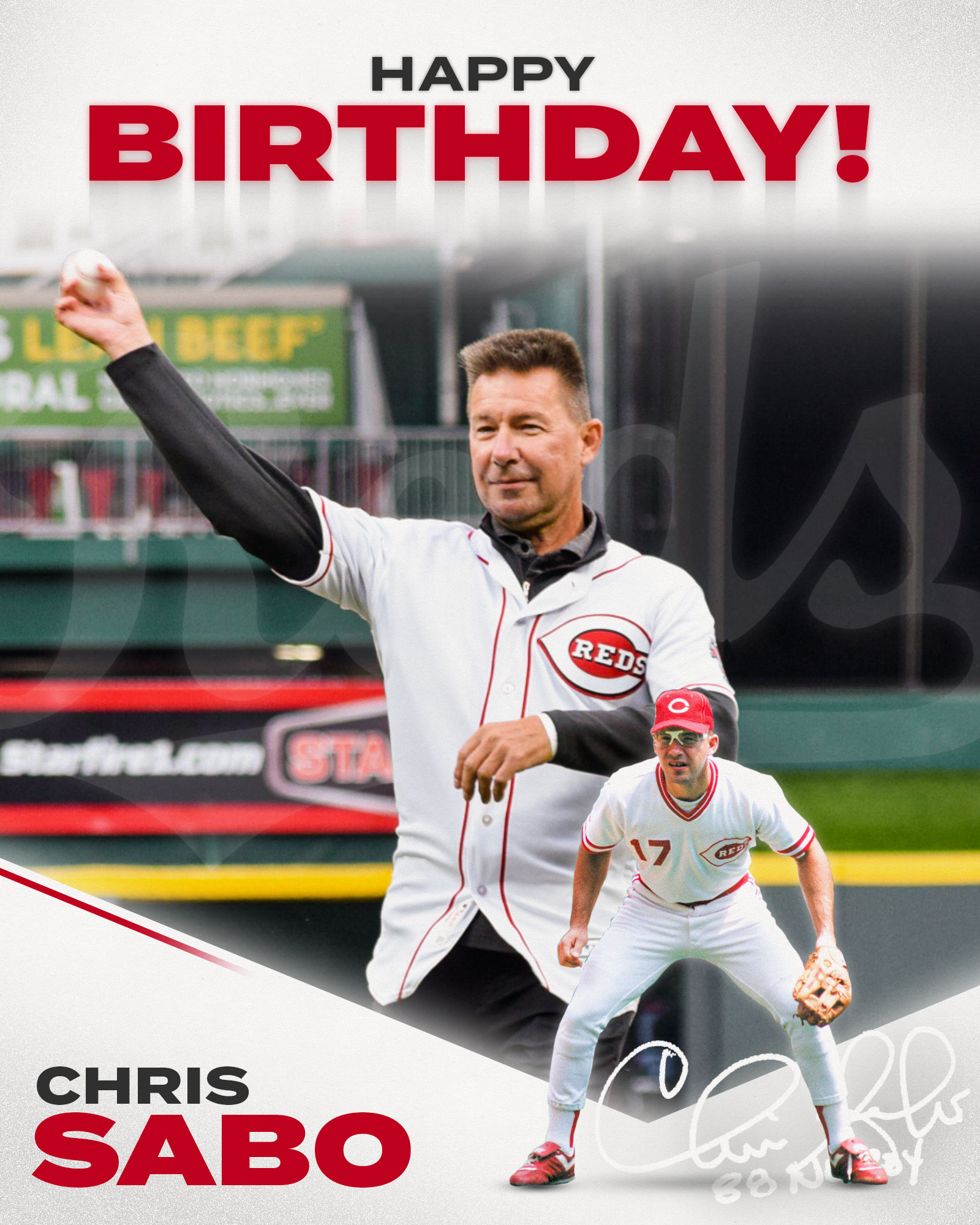 Cincinnati Reds on X: Join us in wishing a happy birthday to Reds