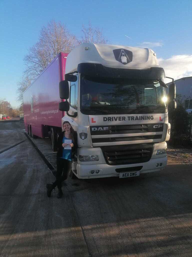 Congratulations Hayley for passing your category C+3 licence today.
Good luck and best wishes for your future driving career. 
ift.tt/T6a4sjO
#drivertraining #LGV #lgvtraining