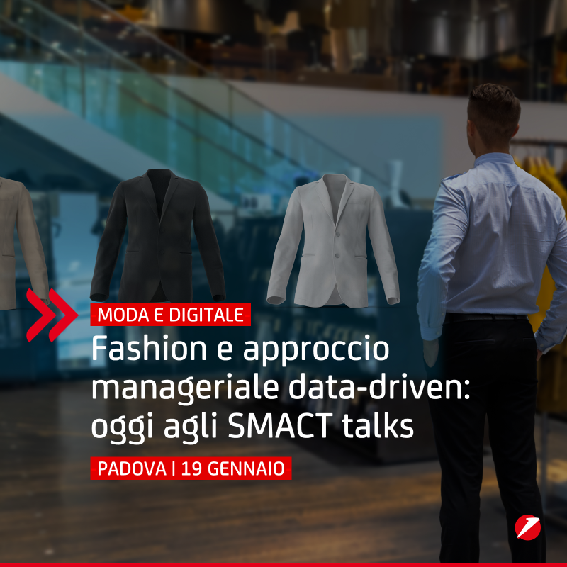 UniCredit_IT's tweet photo. #OurFuture: dalla collaborazione tra #SMACT, #UniCredit e le Università del Triveneto, l’indagine Data-Driven Fashion indaga le principali caratteristiche delle dinamiche di adozione di un approccio data-driven tra le imprese del settore del NordEst.
📍 Padova - 19/1 - h. 16:30