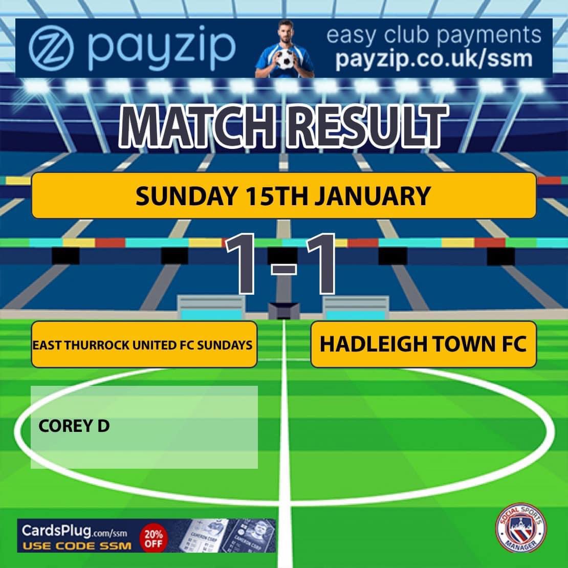 After 2 months without a game we was finally back, managed a 1-1 draw disappointed we missed chances to get all 3 points but on to a cup game Sunday #COYR 🟨⬛️
