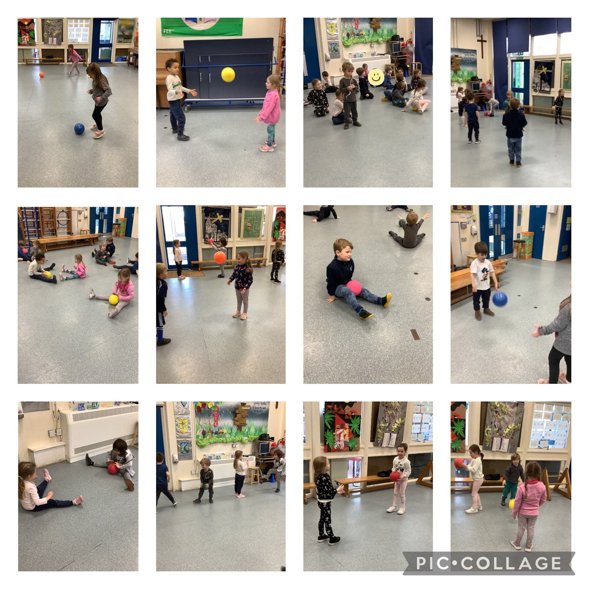 Dosbarth Willow have been working hard on our ball skills today.
#ballskills #teamwork