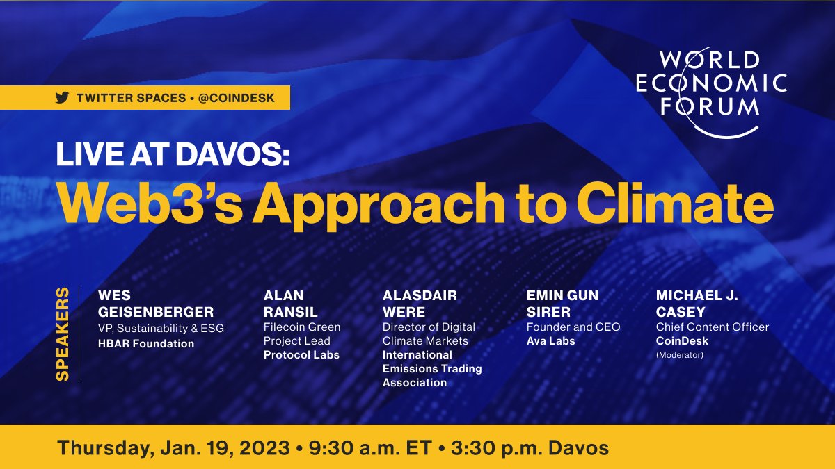 COMING UP: #Davos2023 is abuzz about the post-FTX 