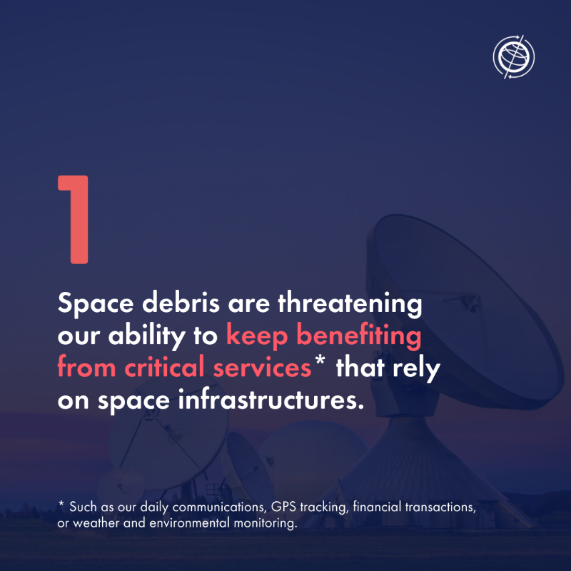 ParisPeaceForum's tweet photo. π°οΈ As the amount of orbital debris is increasing dangerously, threatening our common ability to benefit from outer space, the #NetZeroSpace coalition is committed to taking urgent actions to mitigate the creation of new debris & remediate existing ones π https://t.co/wesAFon9Bg