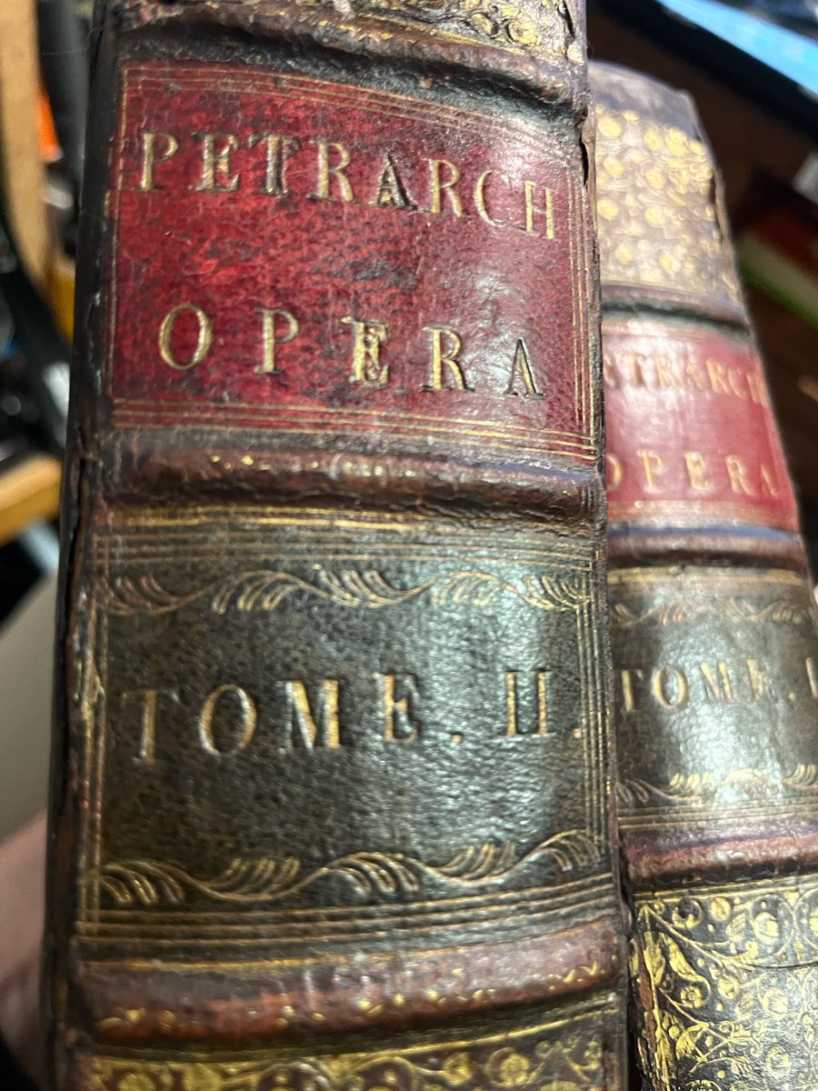 wilsberg's tweet photo. Wenn ich mal groß, behalte ich alle meine Bücher einfach 😢…
Petrarca, Opera … Basel, Petrus, 1554. 2 Vol.
#petrarca #francescopetrarca #basel #henricuspetrus #1554 #initiale #iinitials #oldprints #altedrucke #antiquariat #antiquariatsolder #antiquarian #booktok #instabook https://t.co/UbaJAq9qnl