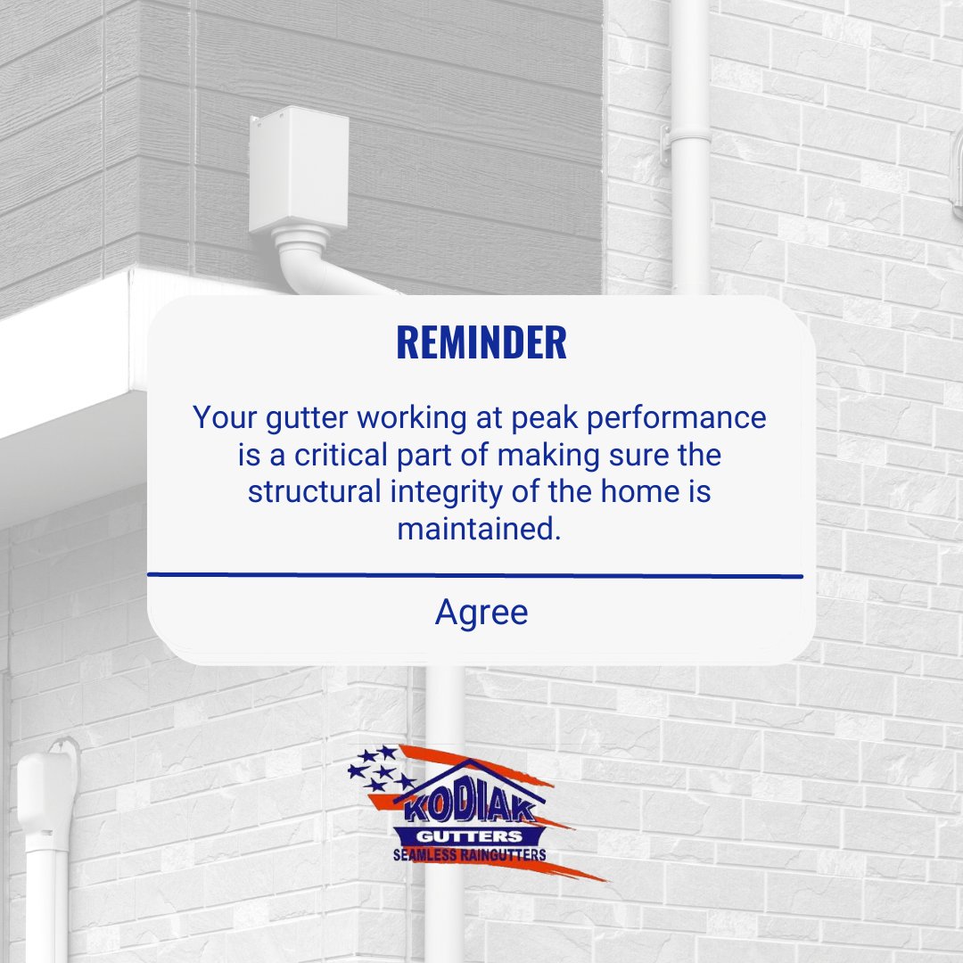 Maintaining the home's structural soundness requires meticulous attention to detail, one of which is ensuring that the gutters are operating at their full potential.
.
#gutterguards #helpfultips #KodiakGutter #raingutter #home
