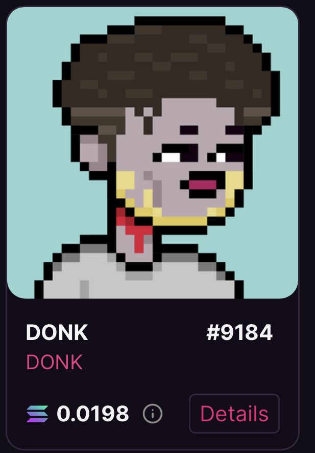 thedunkdonk's tweet photo. GM TWITTER!

@edwardcullenbot IS THAT YOU?
Giving me #Twilight vibes and getting me all moist like I’m in highschool again. 

Get him now on our @MagicEden marketplace today! Link in bio! #SolanaNFTs 4 LIFE! #DONK https://t.co/bXDVMPcfci