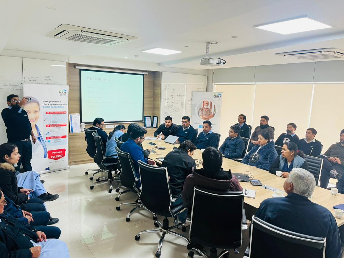 aroranavneet101's tweet photo. Delivered a talk on diabetes awareness and prevention
#ParasHospitalPanchkula
#diabetes #diabetesprevention #internalmedicine #diabetesawarness #preventivehealthcheckups https://t.co/Nb1xeWuGCt