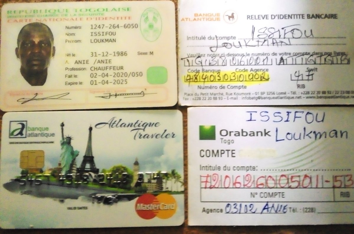 IssifouLoukman's tweet photo. I having problème With my carte Visa MasterCard https://t.co/XsQjeBEM3T