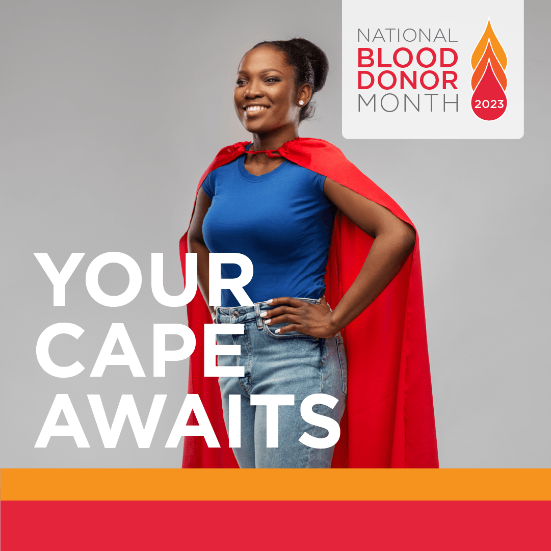 SouthBKHealth's tweet photo. Being a superhero is literally in your veins. A single blood donation can save two or more patients in need. Donate today: https://t.co/uByGGUwiu2 #WhyBlood #NBDM #NationalBloodDonorMonth https://t.co/B9ubFZeUuA