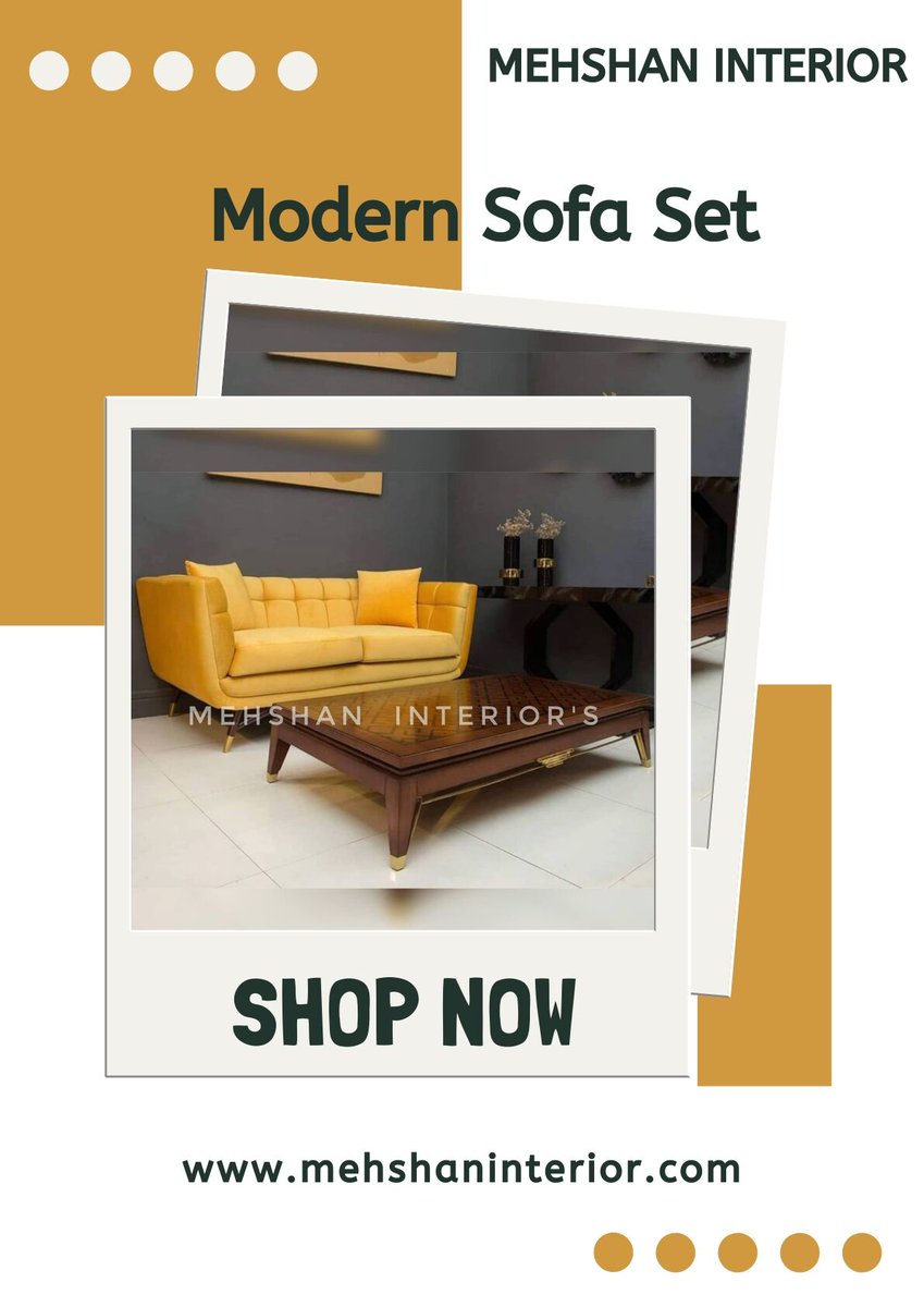 MehshanInterio1's tweet photo. Get Top Quality Sofa Set From Mehshan Interiors,
Customize Shades, Designs, and Size Available!
Call or WhatsApp for Order : 03303177944 | 03322990907 ☎
let's see our portfolio at: https://t.co/gsAOWy2L7s
#sofa #furniture #interiordesign #homedecor #interior #design https://t.co/w2PYohl7Vp