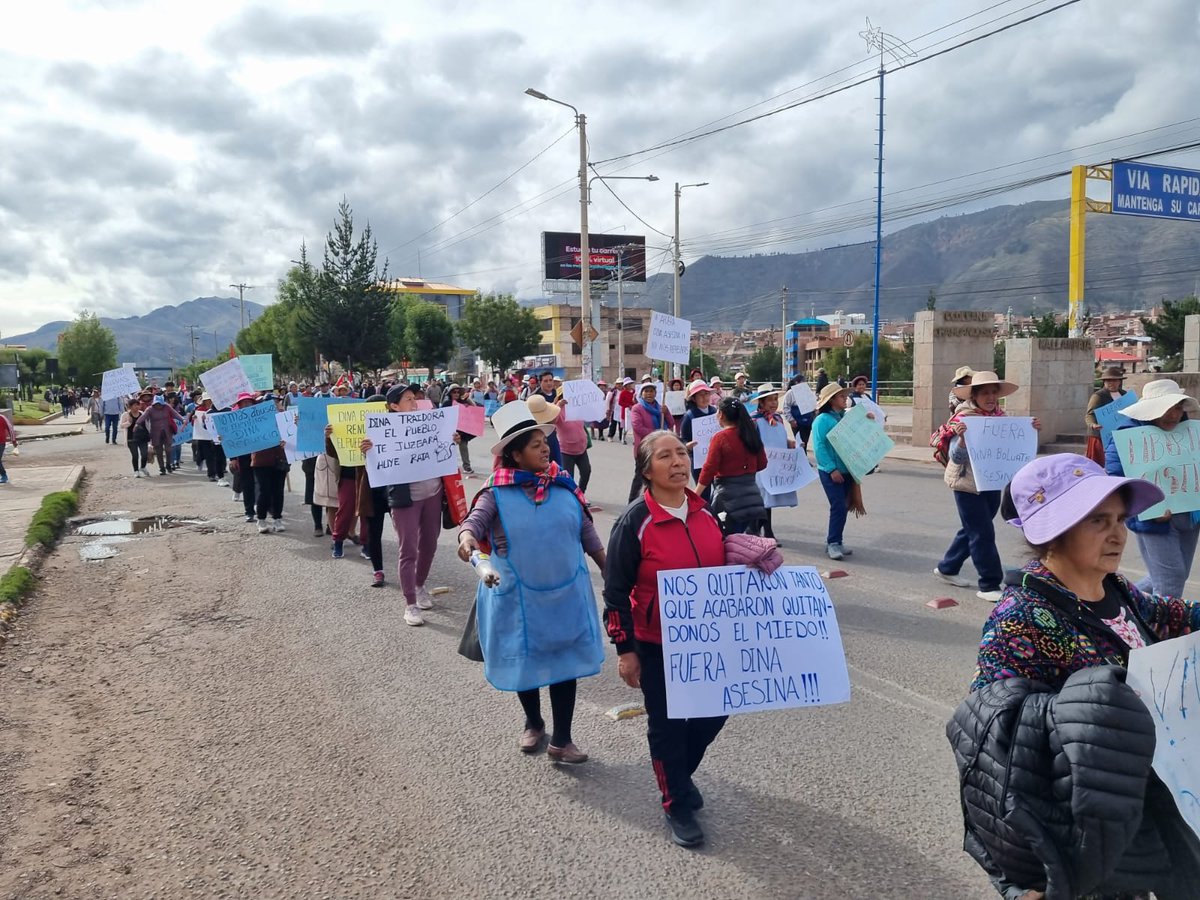 Cusco sumándose con todo al paro nacional, la fuerza de la gente es esperanzadora. 

El sur siempre presente💪