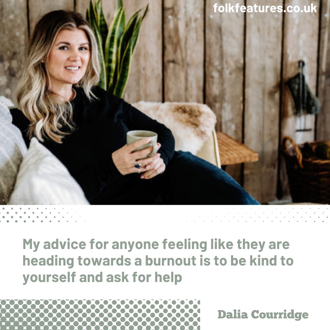 Find out how <a href="/DaliaCourridge/">Dalia Courridge</a> came back from severe #burnout and adrenal fatigue - and why she values #selfcare more than ever
(Picture credit: <a href="/brandstoryuk/">brandstorystudio</a>)

folkfeatures.co.uk/how-dalia-came…