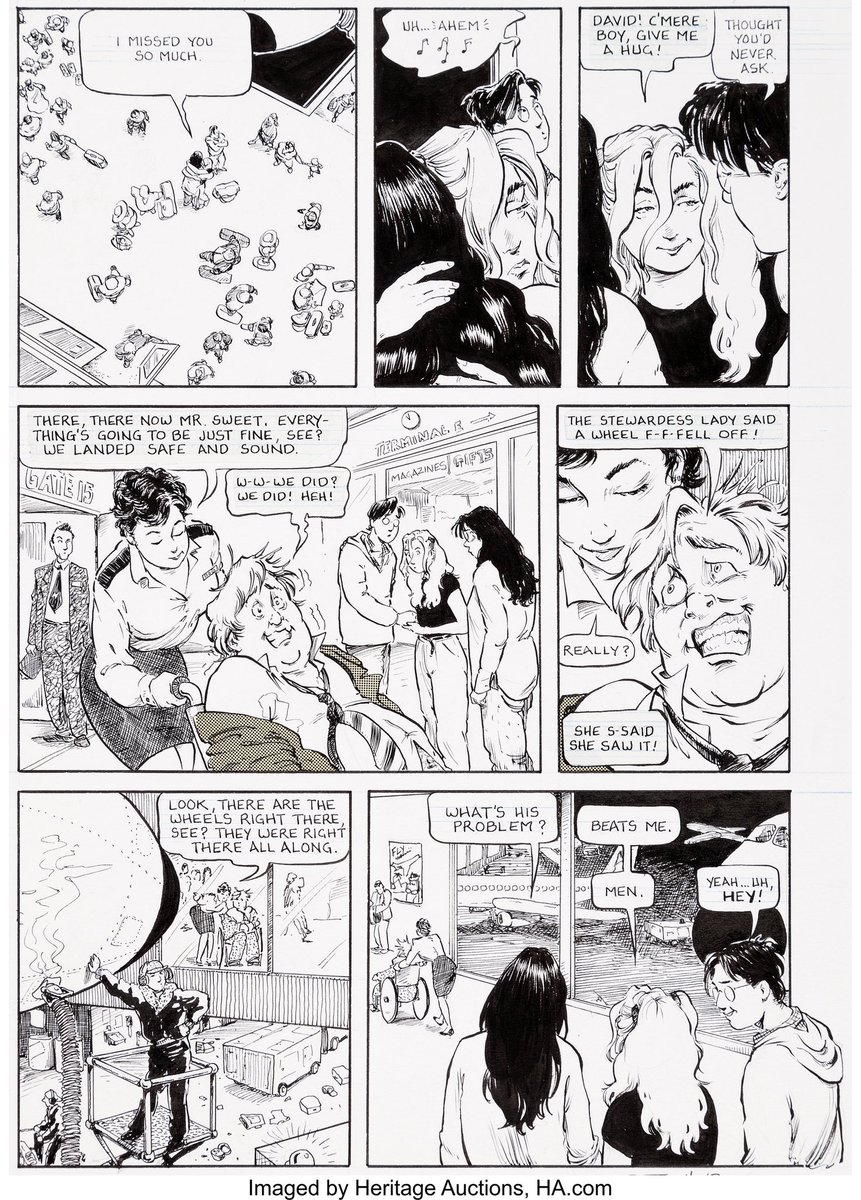 GeneSelassie's tweet photo. Each day of 2023, I’m going to post pages from a book that made me love comics.
19.) Strangers in Paradise vol 1 by @TerryMooreArt
#Comics #ComicBooks #GraphicNovels #AntarcticPress #AbstractStudios #ImageComics #Francine #Katchoo #StrangersInParadise https://t.co/M3P002ICNp