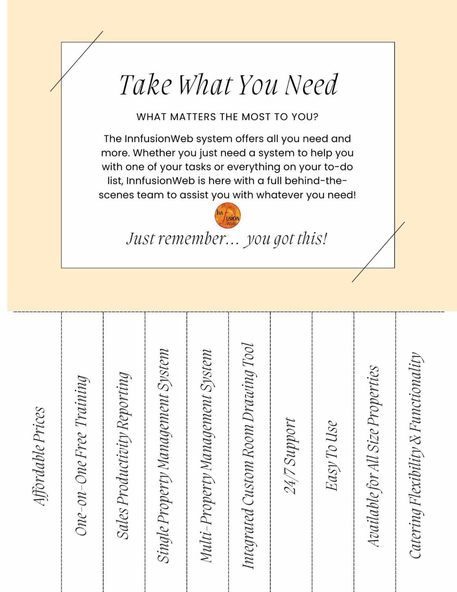 InnfusionWeb's tweet image. Our customers get all of these and MORE! Let us help you meet your needs😃 #MeetYourNeeds #TheCompletePackage #InnfusionWeb #InnformationSystems