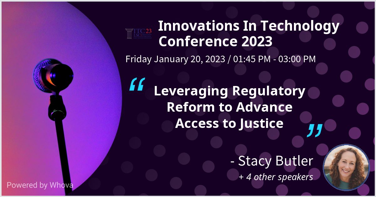 The i4J team is headed to #LSCITC today!  Join us today for #ux, tomorrow for #regreform and Saturday for #meddebt!