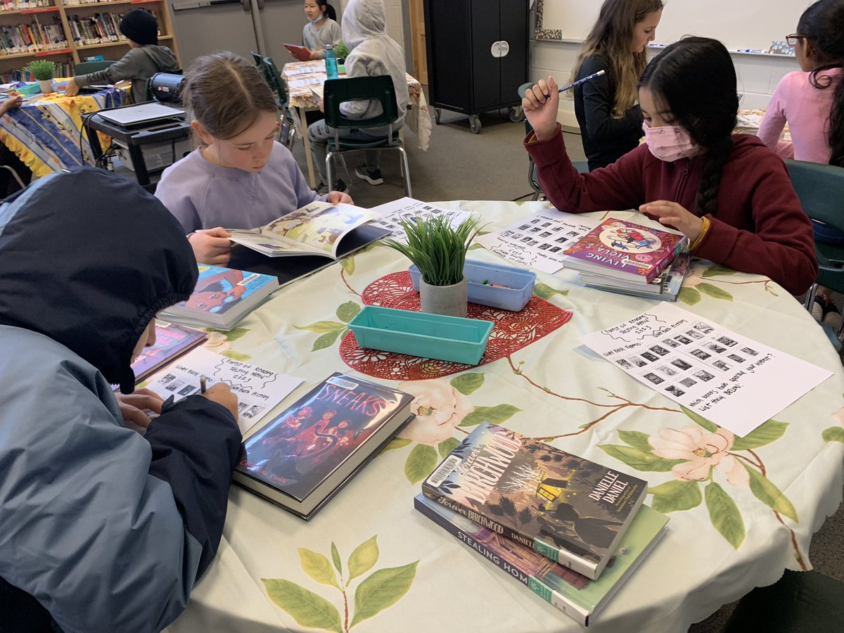 Yesterday we had our first @ForestofReading book tasting in 3 yrs! It was so inspiring to see students so excited to read this year’s incredible selection of books! Thank you to all the Canadian creators who are creating such important content for our students! #ireadcanadian