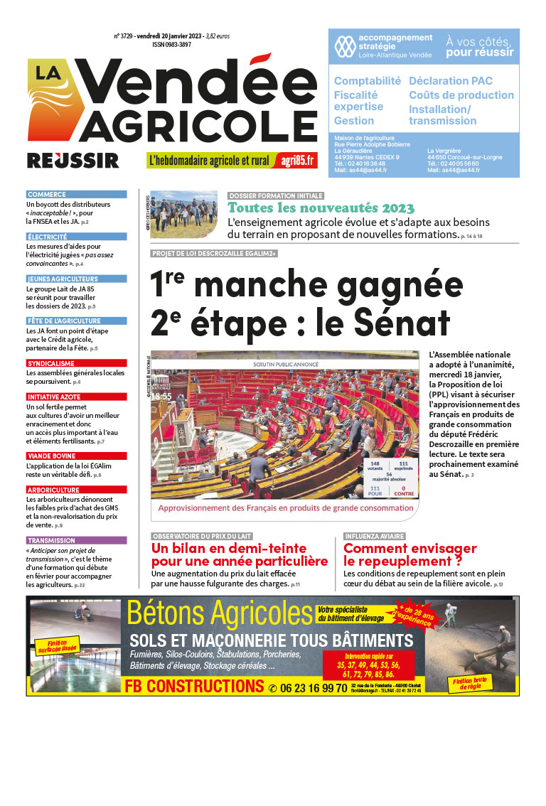[EditionAbonné] Consultez dès à présent la #VendéeAgricole numérique de la semaine : agri85.fr/V4/votre-vende…