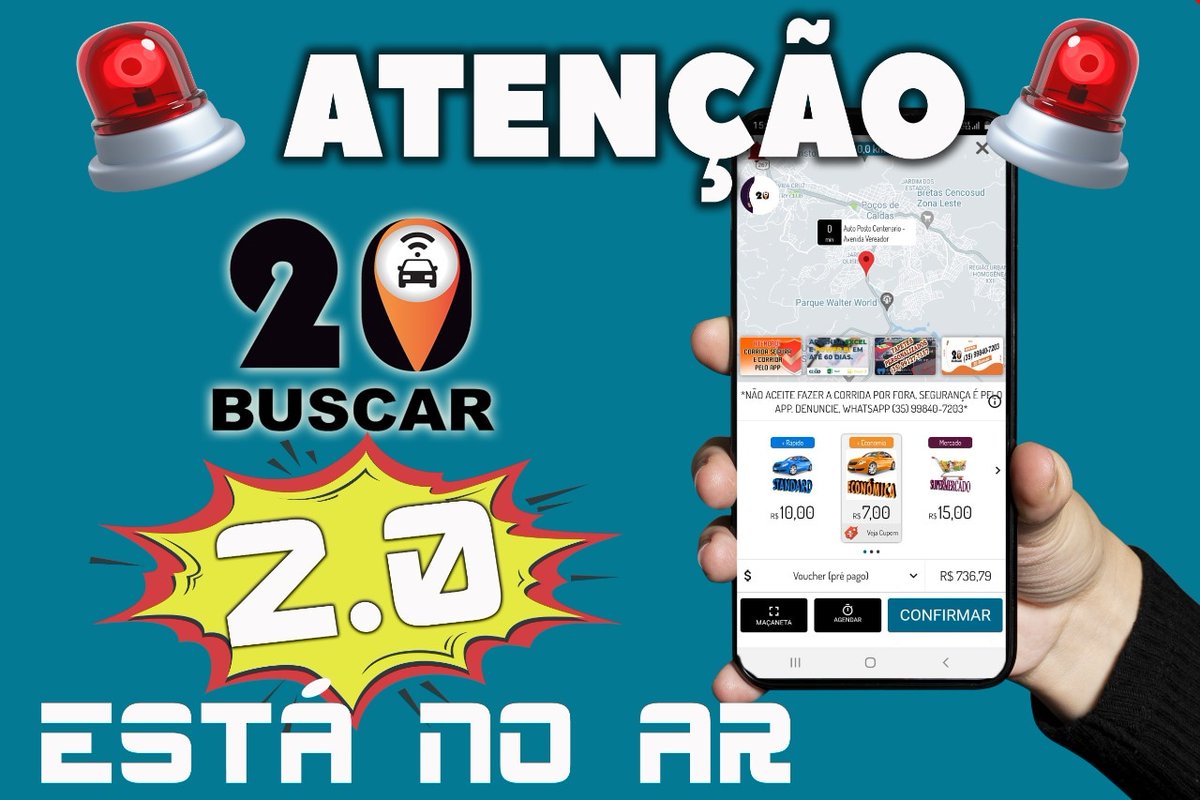 IrineuLab's tweet image. PASSAGEIROS E MOTORISTAS ATUALIZEM SEU APP 20BUSCAR!!😉