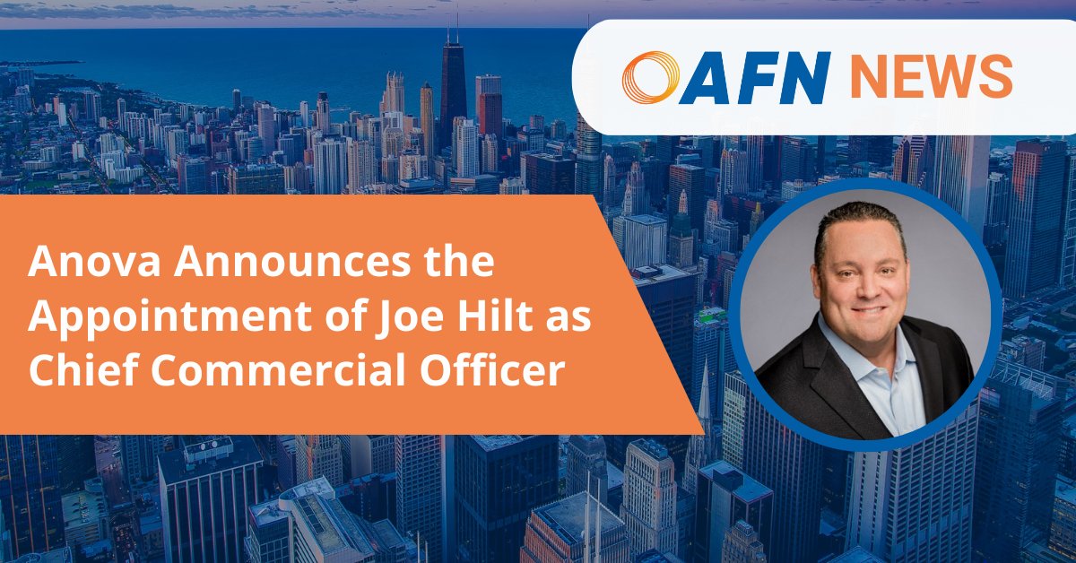 AnovaNetworks's tweet photo. #NEWS: Anova is proud to announce Joe Hilt as our new Chief Commercial Officer. Joe has been leading Anova as VP of Sales and Marketing since 2018, and we are looking forward to Anova’s growth with him as CCO.
Learn more about this news: https://t.co/ArAL2q43xE https://t.co/rCnxUMDcro