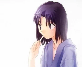 #両儀式生誕祭2023 まで、あと29日1月19日は「いいくちの日」なんですって。式さんの「いやいやメインヒロイン的にそこは笑顔じゃろ」という場面でもひたすら横真一文字のお口が好きです!営業スマイル? 両儀邸の庭にでも埋まっているんじゃないですか? 