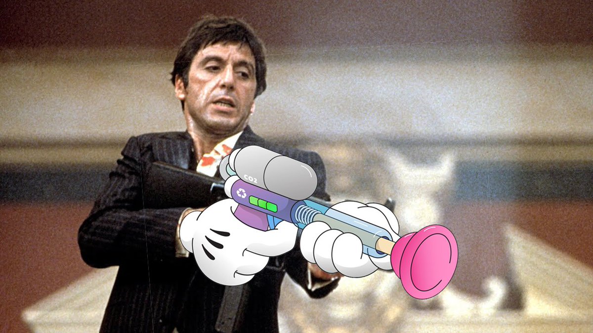 donwinning1's tweet photo. when you clogged the toilet in your dates house then the plunger gun from @garbagefriends is the only way to save your reputation https://t.co/ZS0R75Fx63