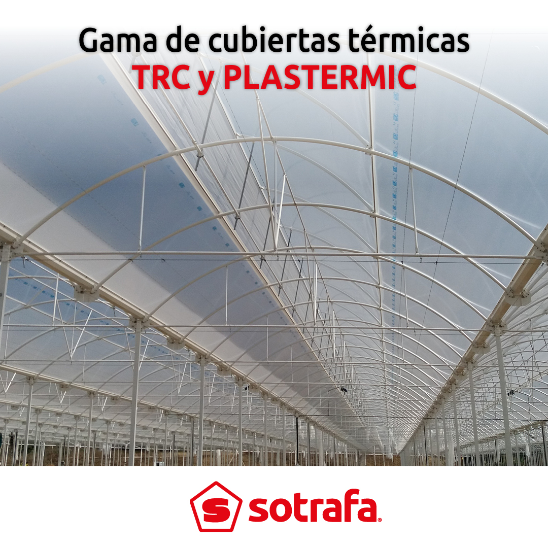 ¿Aún no conoces nuestra gama de cubiertas térmicas TRC y Plastermic? 🌤️🌱 ​
​
✔️ Muy buenas propiedades mecánicas y excelente durabilidad. ​
✔️ Gran transmisión global de luz visible. ​
✔️ Óptimo efecto termoaislante. ​
​
ℹ️ bit.ly/3XilyJM​
​
#agricultura #invernadero