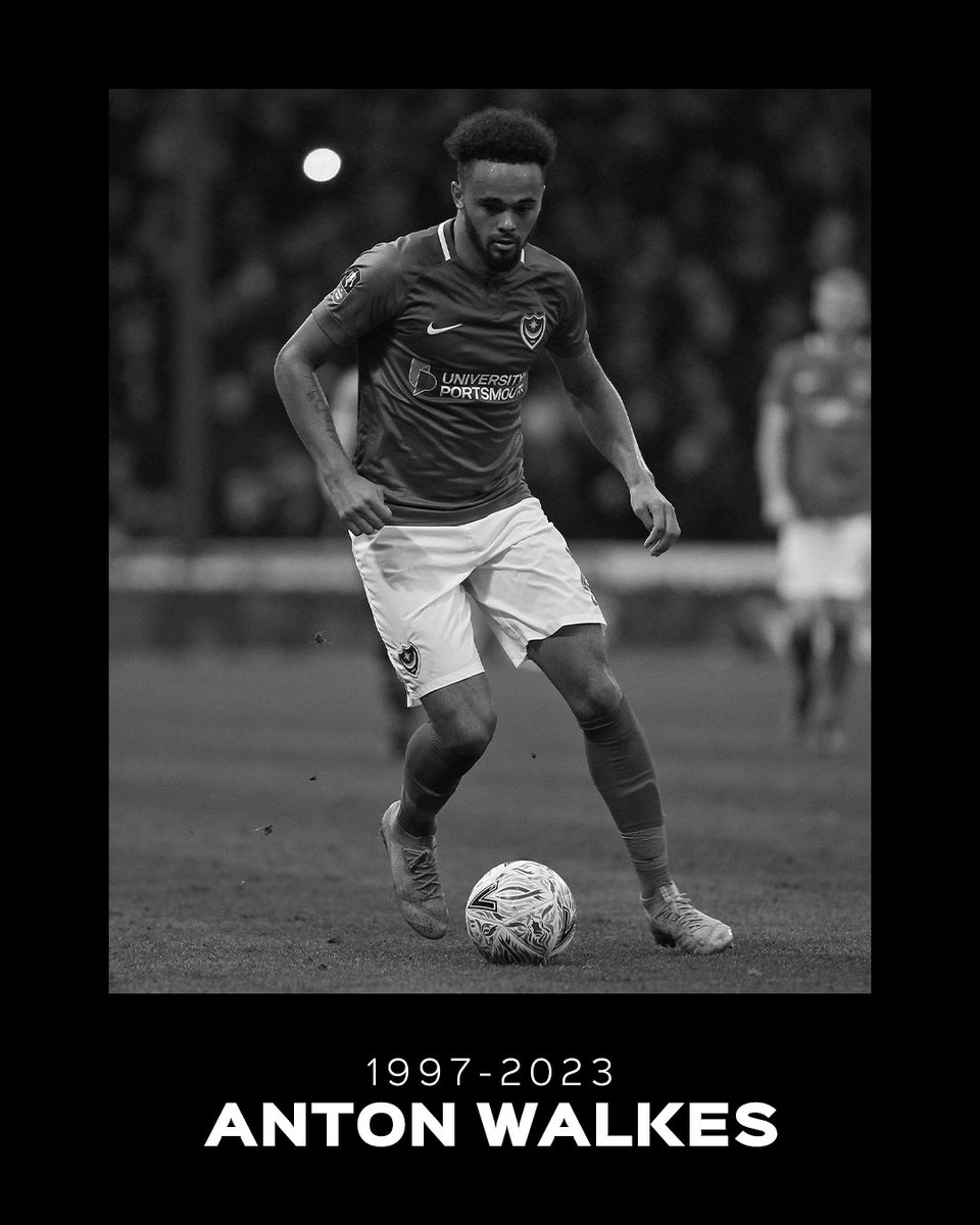 Everyone at Portsmouth Football Club is extremely saddened to learn of the passing of Anton Walkes. Our thoughts are with his friends and family at this difficult time.