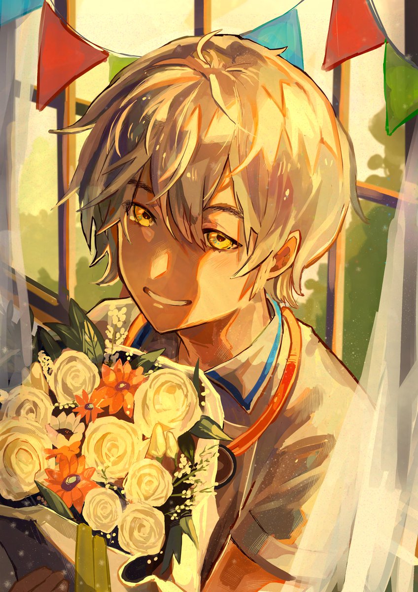 kurusu_kengo's tweet photo. 今回いただいた素敵なイラスト達✨

🌸せんぴ様(@mike3mo )
🌸moch様(@konkonkon5656 )
🌸セキラウん様(@404sekiraun )

本当に素敵な作品をありがとうございました！！！！！
どれも額縁に入れて飾りたい…🥺❤️

#くるす絵 https://t.co/Wye2jLfa8S
