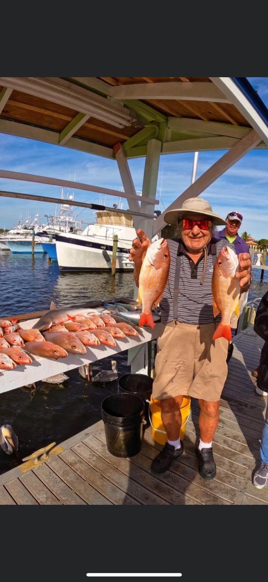 My dad still  catching fish and enjoying life.