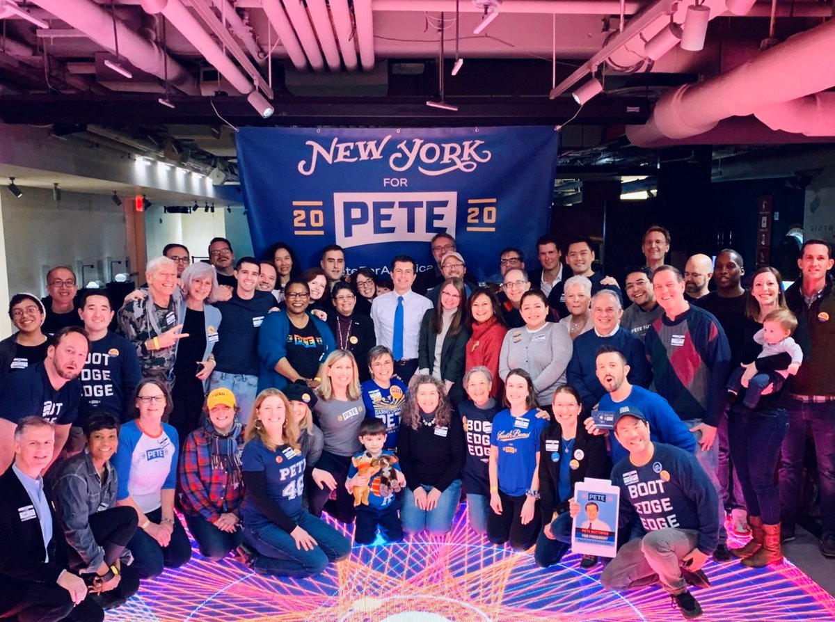 I'll never forget this truly special day in #NYC, which was right around birthday time a few years ago. 

Happy birthday, @PeteButtigieg! 🥳🥳🥳

#HBDSecretaryPete #TeamPeteForever