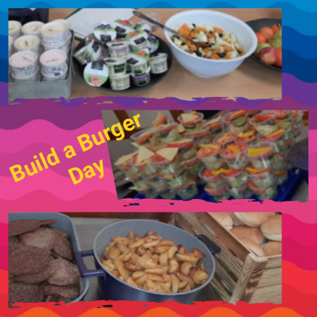 Build a Burger 🍔 Day 
@MeadowsideCPSch 
The children had great fun at lunch building there own Burgers today. 
<a href="/MallowsTraceym/">Tracey Mallows</a> 
<a href="/NeilEastwood11/">Neil Eastwood</a> 
<a href="/ElevateMat/">Elevate Multi Academy Trust</a>