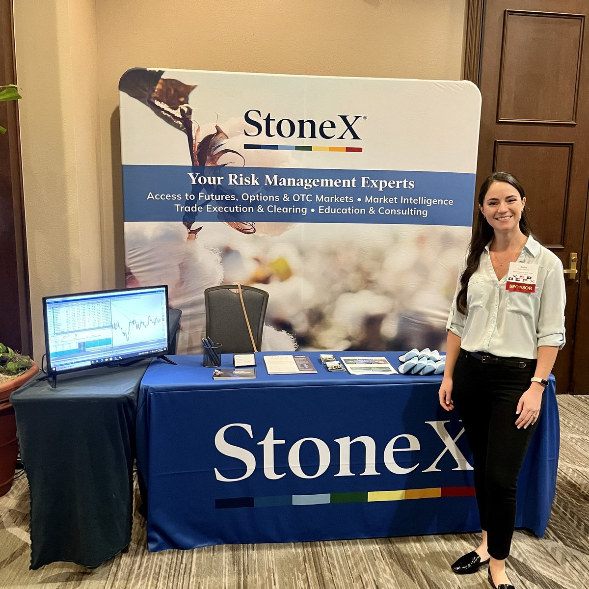 cotton_bails's tweet image. StoneX exhibiting at the Southern Southeastern Cotton Conference this week, stop by the booth and say hi if you’re here! 👋🏼 #cotton #stonex