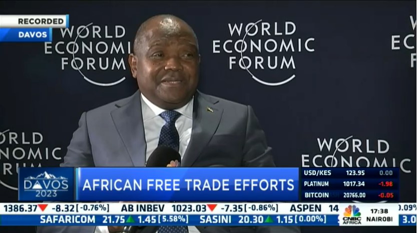 cnbcafrica's tweet photo. [LIVE] Minister Silvino Moreno, Federal Minister of Industry and Trade of Mozambique, speaks to @cnbcafrica's @gmutizwa challenges in the #AfCFA, energy crisis in the region &amp; more, live @wef @Davos. 

#wef23 #wef2023 #wef410 https://t.co/9NGptH00hX