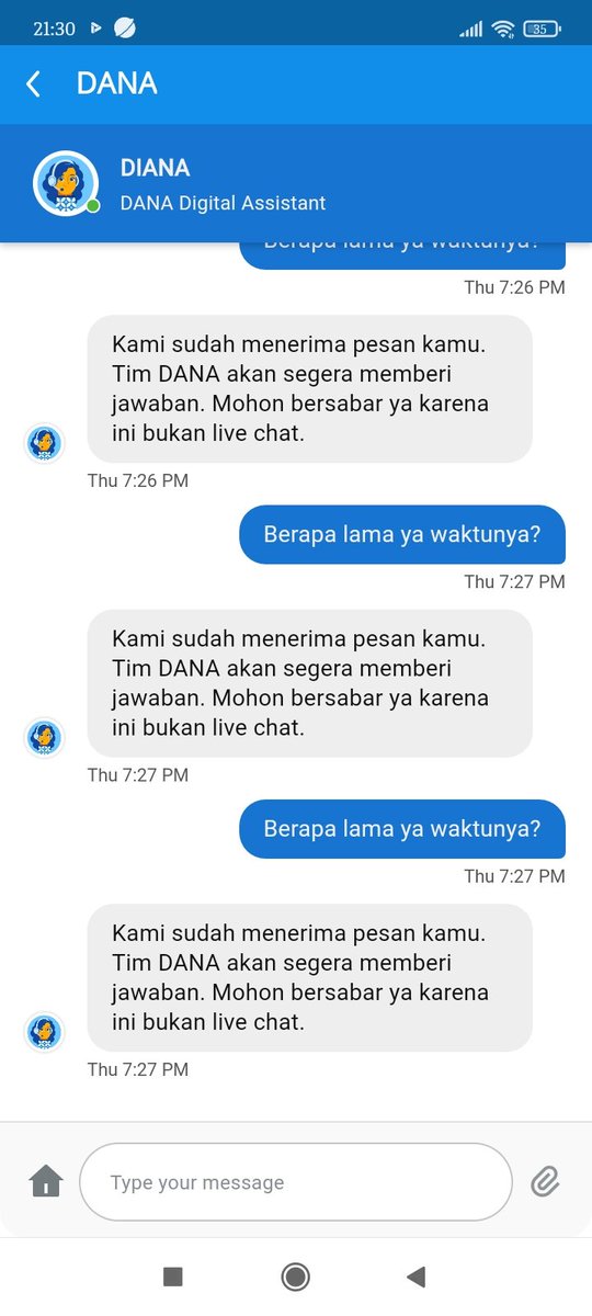 ukhiy20's tweet photo. @danawallet Malam kak, pencabutan layanan premium di akun yg lama sedang diproses dan akan di aktifkan di akun yang baru karena nomer hpnya sudah tidak digunakan. Untuk prosesnya berapa lama ya? https://t.co/3SDgfwjLCK