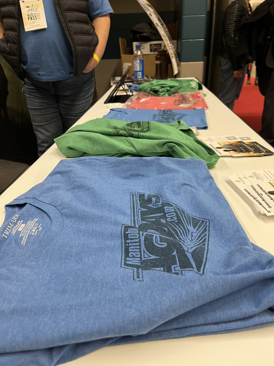 It was an honour to stop by @mfarmerwellness’s booth here at #agdays23. If you’re still around today at Ag days, stop by their booth and support their program. They are selling shirts and all the proceeds go toward their program to help farmers and producers mental health.