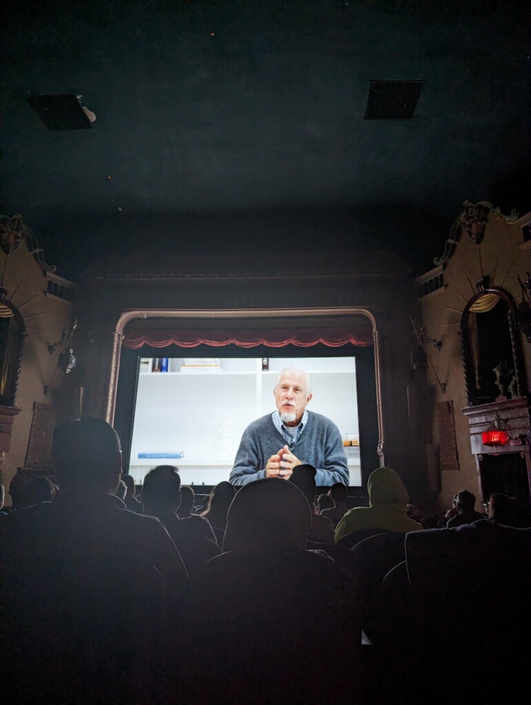 It was amazing to put a cap on this whole project with a showing at <a href="/musicboxtheatre/">Music Box Theatre</a>. Beautiful venue, great responsive audience, fun Q&amp;A session with Eugene Jarvis, George Petro, <a href="/Tim_Kitzrow/">Tim Kitzrow</a>, and <a href="/sparklebliss/">Carly Kocurek, PhD</a>. 

Thanks for all the support!