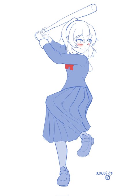 打席にも立ってみたよー!#ぞだちゃん 