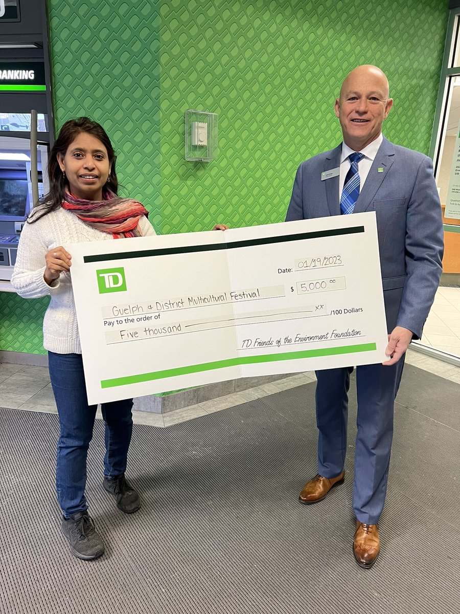 jeffchase_'s tweet image. One TD proudly supports Guelph &amp;amp; District Multicultural Festival☀️@carmdelduca_td @GilThompson_1 @GuelphDMF @Anna_Iacobelli @lindsaykennyTD