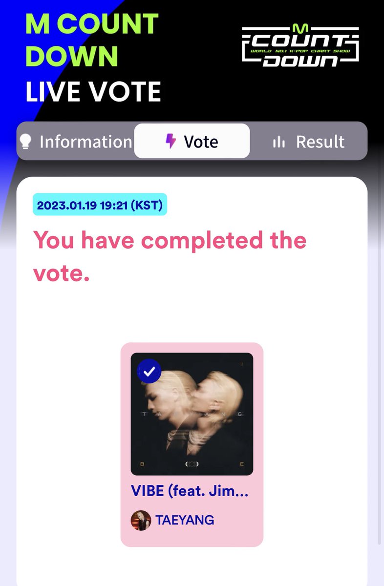 7bts.update⁷ on Twitter "VOTE VIBE di M COUNTDOWN LIVE VOTING SEKARANG