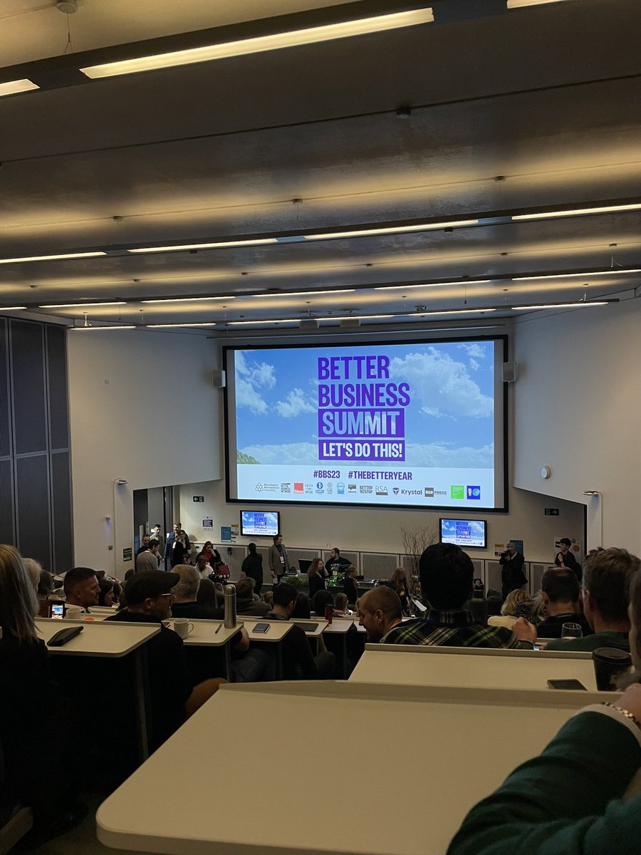 Better Business Summit kicking off, excited for the conversations about things we can do to be better!

#BBS23 #THEBETTERYEAR