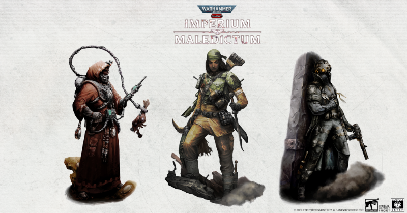 cubicle7's tweet photo. Previously we discussed the importance of creating your Patron in Warhammer 40,000 Roleplay: Imperium Maledictum. But your Patron needs agents — that’s you! This week, we’re looking at how you’ll create characters in Imperium Maledictum. Learn more: https://t.co/iGGF35DEdp