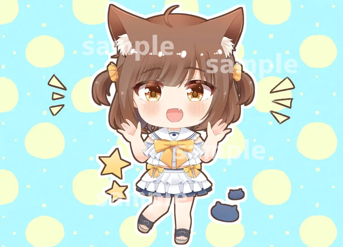 【ご報告】こげたま様()の缶バッジイラストを描かせていただきました～!この度はご依頼ありがとうございましたこげたま様のチャンネルはこちら↓ 