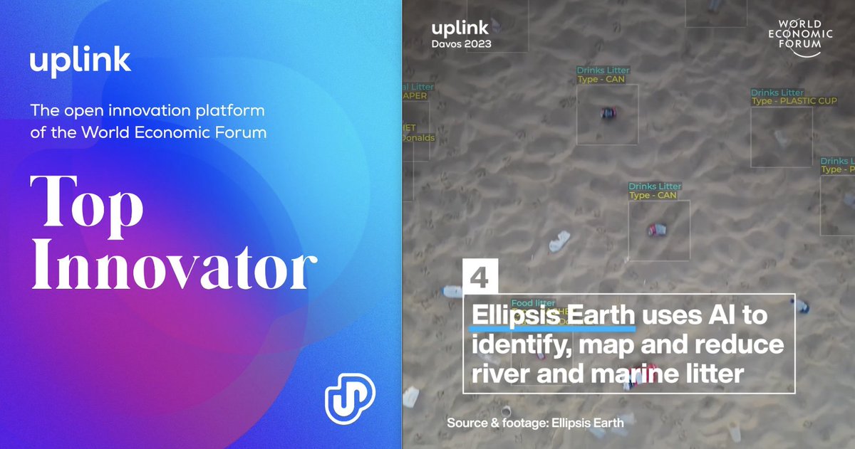 EllipsisEarth's tweet photo. We are delighted to be one of 11 startups globally to be named as a Top Innovator today at Davos, for using a data-driven approach to boost conservation and sustainability. We are looking forward to joining a great community of innovators, and scaling our impact #wef23 https://t.co/eNIn1JKpG9