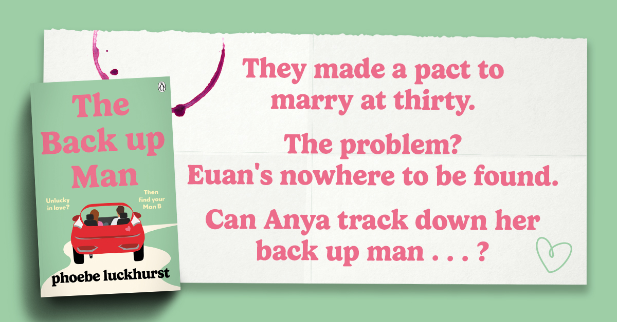 The hilariously romantic tale of mishaps and matrimony, love and long shots, foibles and friendship, #TheBackUpMan by <a href="/phoebeluckhurst/">Phoebe Luckhurst</a> is out now!

bit.ly/3ZXUUaS