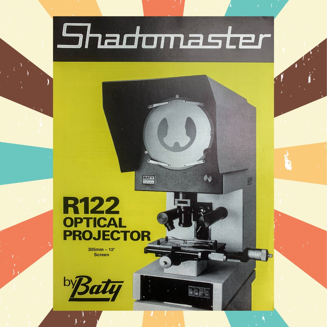 bowersgroup01's tweet image. Another blast from the past from Baty for this week’s Throwback Thursday. Check out this old profile projector brochure!

#throwbackthursday #baty #shadowgraph #metrology #throwback #profileprojector #opticalcomparitor