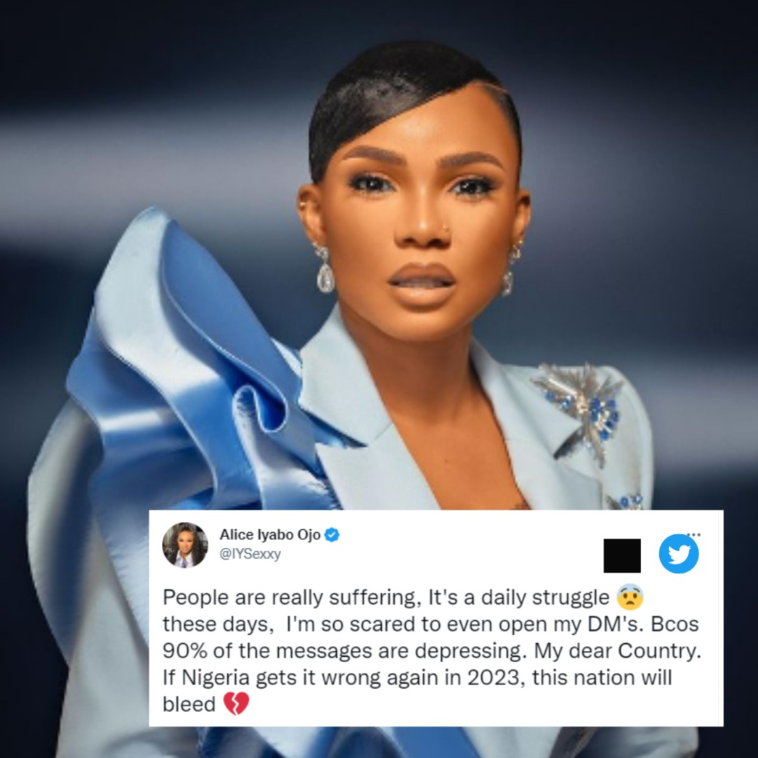 MobilePunch's tweet photo. Nigeria Will Bleed If We Get It Wrong In 2023 -Actress Iyabo Ojo

Nollywood actress, Iyabo Ojo, has said that Nigeria will bleed if citizens fail to make the right choice in the upcoming election.

She said this via her Twitter handle on Thursday. https://t.co/Fj97NChUtU