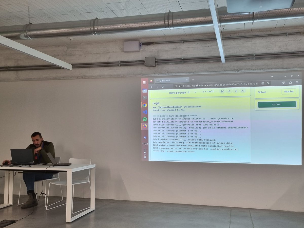 DOME40_H2020's tweet photo. Watch the live simulation session for Carbon Black synthesis, demonstrated by the #SimDOME project in session 3 of the #DOME40 Hackathon by registering for the event here👉 https://t.co/lTXWf7AE3g
#HorizonEU #industry4 #datasharing #semanticdata #industrialdata #hackathon https://t.co/6o1rGehjFx